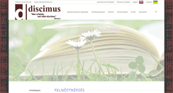 Desktop Screenshot of discimus.hu