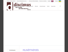 Tablet Screenshot of discimus.hu